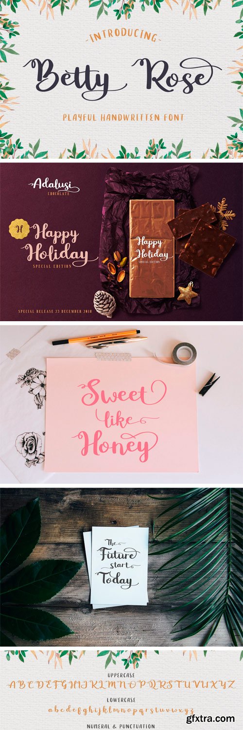 CM - Betty Rose - Handwritten Font 3314540