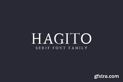 CM - Hagito Serif Font Family Pack 1791796