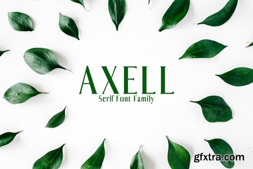 CM - Axell Serif Font Family Pack 1747262