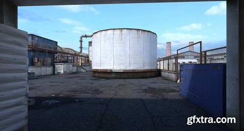 RPG/FPS Game Assets for PC/Mobile (Industrial Set v3.0)