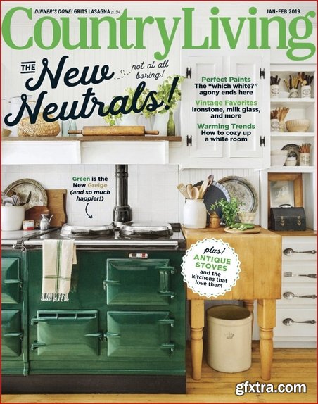 Country Living USA - January 2019