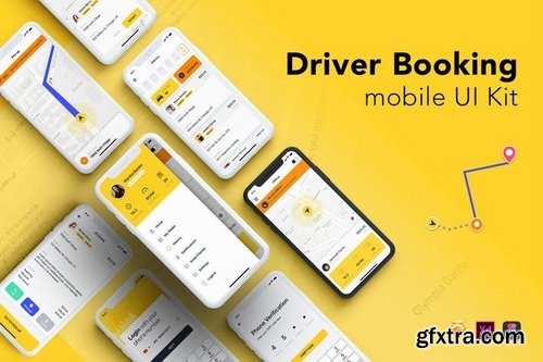 Taxi Driver Booking UI Kit