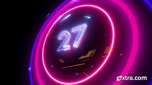 MA - 60 Sec New Year Countdown 2019 Stock Motion Graphics 154291