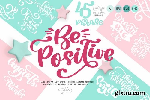 CM - Positive greeting quotes & flourish 2387030