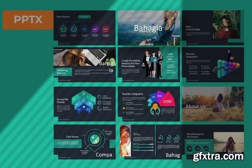 Bahagia Creative - Powerpoint Keynote and Google Slides Templates