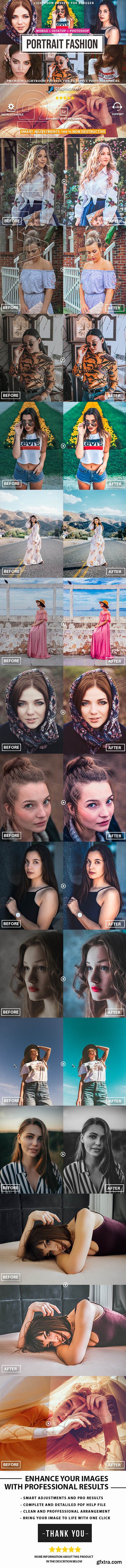 CreativeMarket - Portrait fashion Lightroom Presets 3303645