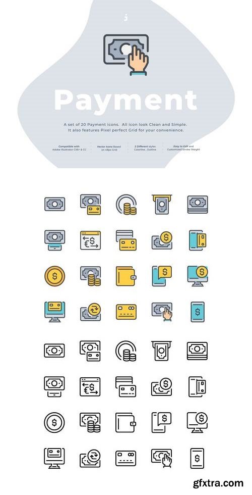 20 Payment icon set