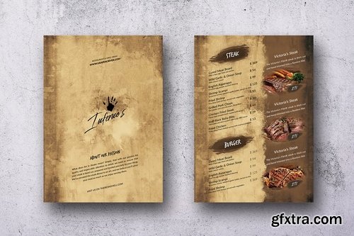 Infernos Vintage Menu Bundle