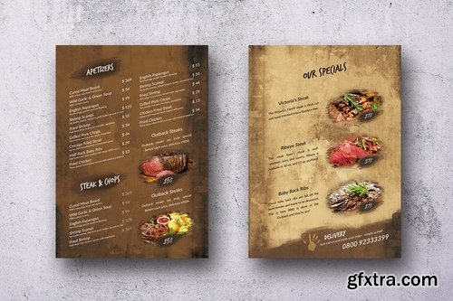 Infernos Vintage Menu Bundle