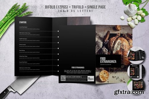 Multipurpose Extravaganza Menu Bundle A4 & US L