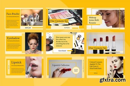 Dhylan Beauty Salon - Powerpoint Keynote and Google Slides Templates