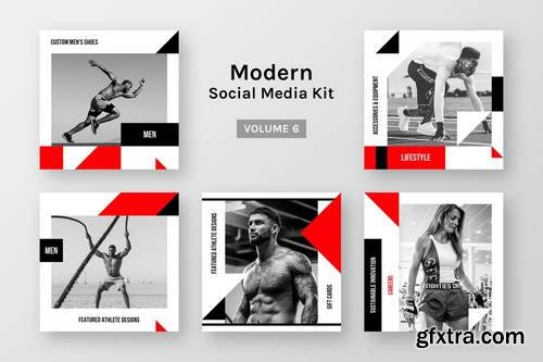 Modern Social Media Kit (Vol. 6)