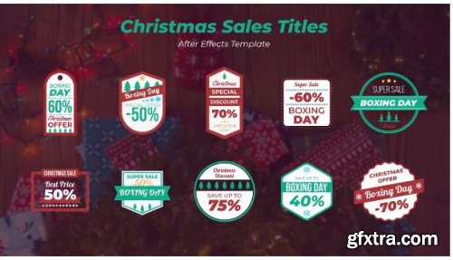 Christmas Sales Titles - After Effects 149165