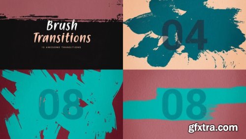 Brush Transitions - After Effects 135877