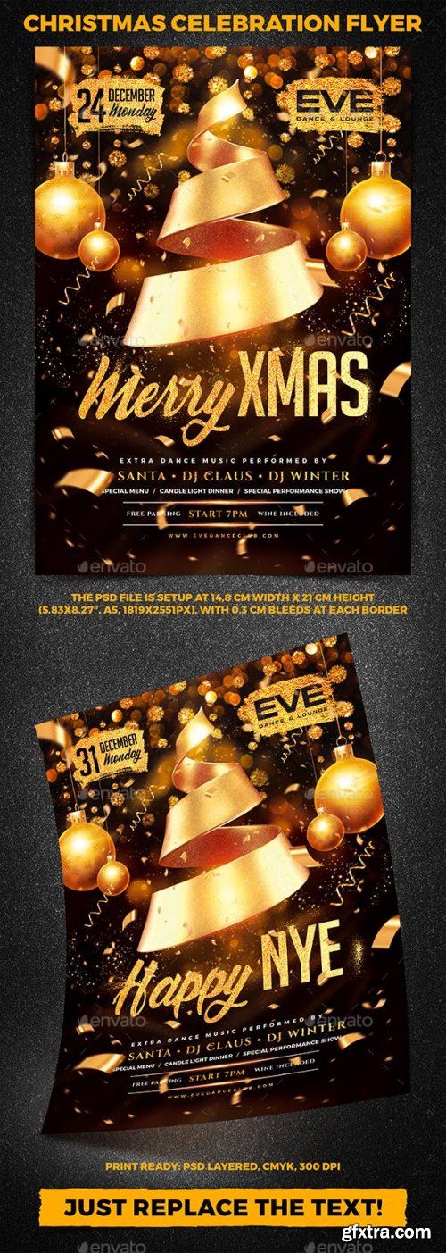 GraphicRiver - Christmas Celebration Party Flyer vol 4 22998264