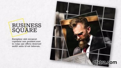 Square Business - Slideshow - Premiere Pro Templates 113029