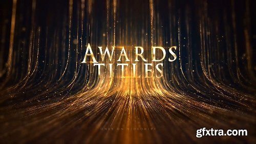 Videohive Awards Titles 4K and Awards Background Loop 4K 22399668