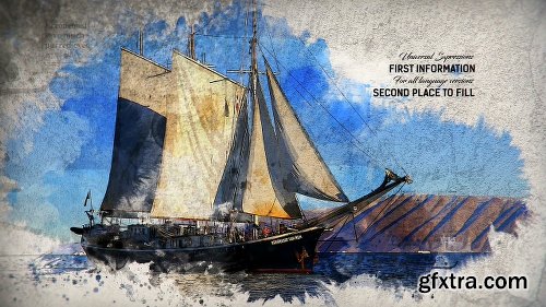 Videohive Historical Memories // Watercolor Ink Slideshow 18404158