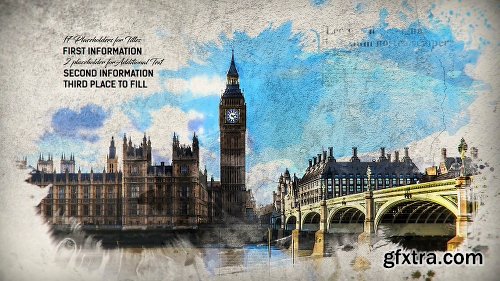 Videohive Historical Memories // Watercolor Ink Slideshow 18404158