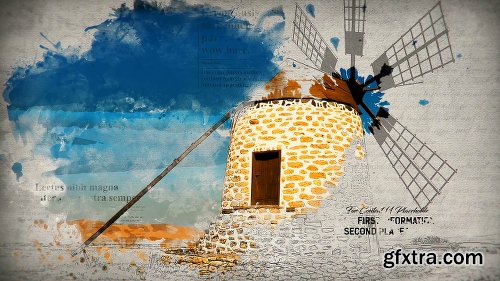 Videohive Historical Memories // Watercolor Ink Slideshow 18404158