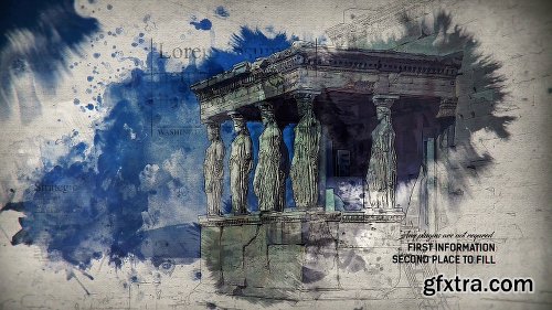 Videohive Historical Memories // Watercolor Ink Slideshow 18404158