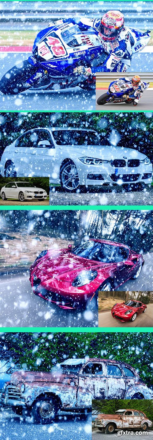 Graphicriver Amazing 15 Snow Photoshop Action Vol 1 22998824