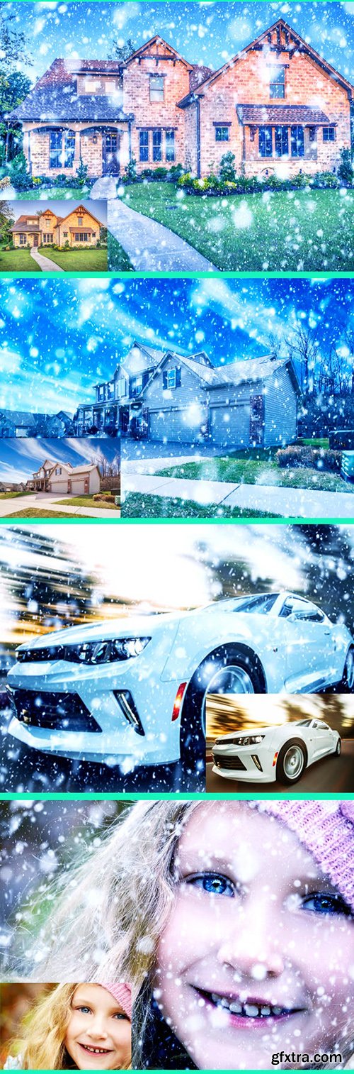 Graphicriver Amazing 15 Snow Photoshop Action Vol 1 22998824