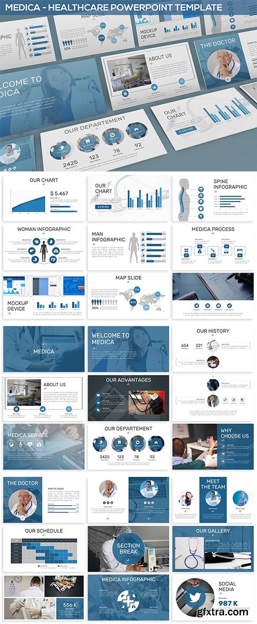 Medica - Healthcare Powerpoint Template