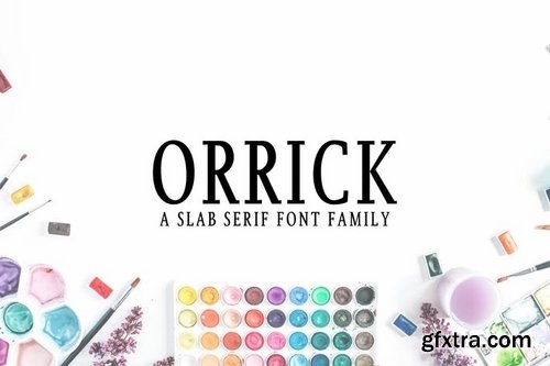 Orrick Slab Serif Font Family