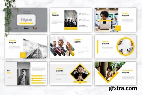 ELEGANTE - Powerpoint Keynote and Google Slides Templates