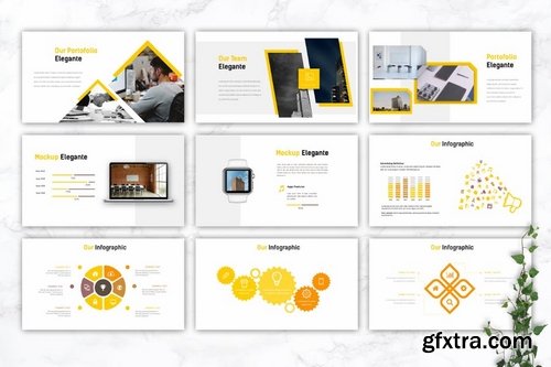 ELEGANTE - Powerpoint Keynote and Google Slides Templates