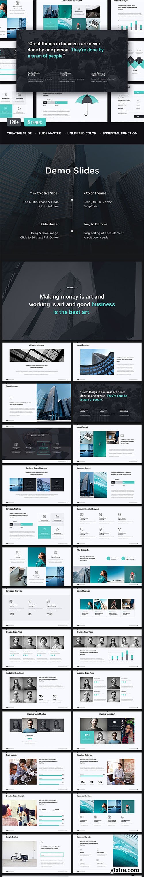 UNIDE - Powerpoint, Keynote Templates