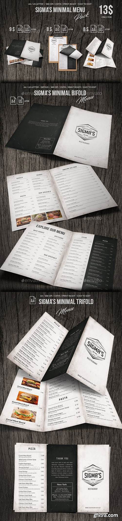 Graphicriver - Sigma Minimal Menu Pack 20709321