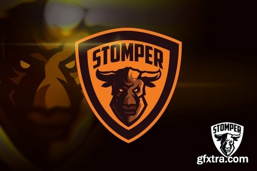 Angry Bull Mascot Esports Logo