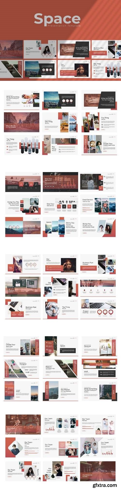 Space Specific - Powerpoint, Keynote, Google Sliders Templates