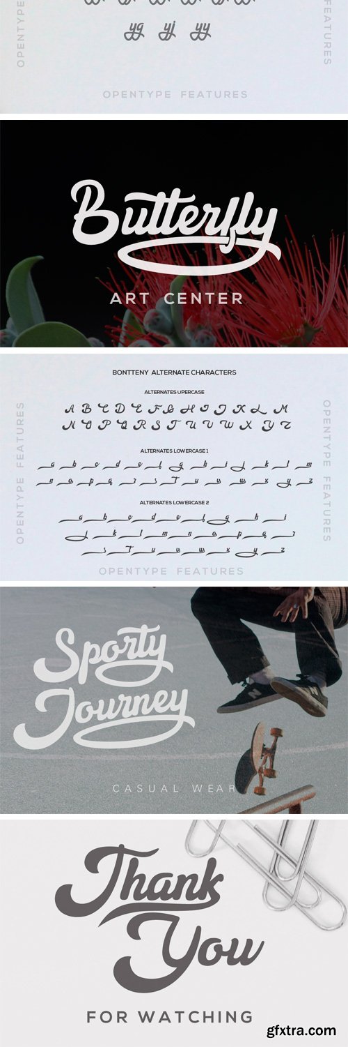 Fontbundles - Bontteny Font 185580