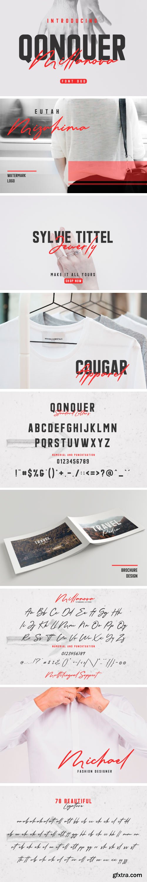 Qonquer Millanova Font Duo