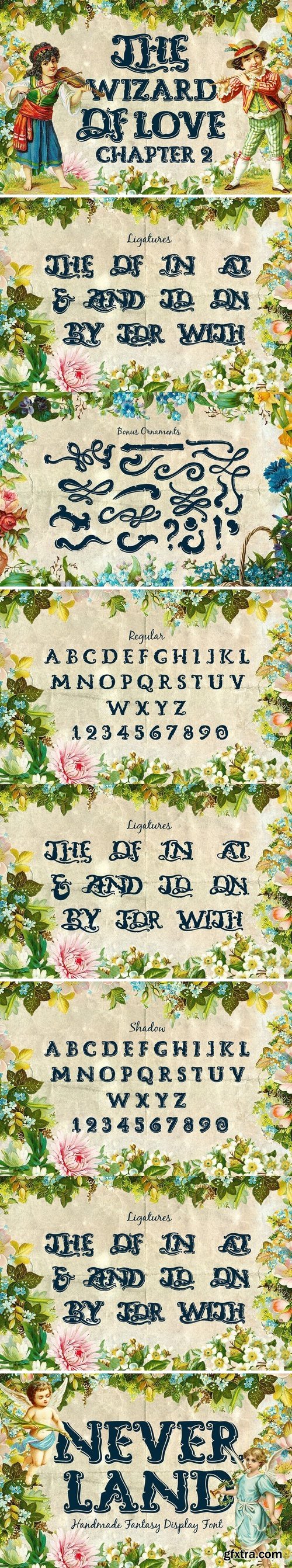 CM - Neverland Handmade Font 301731