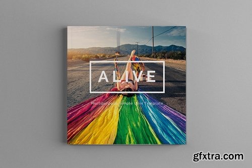 Alive - Square Magazine Template