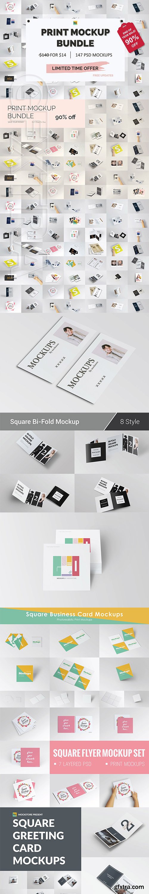 CreativeMarket - Print Mockup Bundle - Year End Sale 3311802