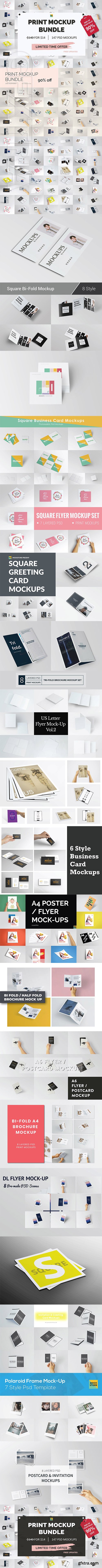 CreativeMarket - Print Mockup Bundle - Year End Sale 3311802