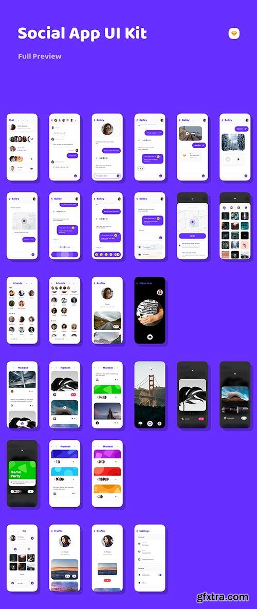 Social App UI Kit 