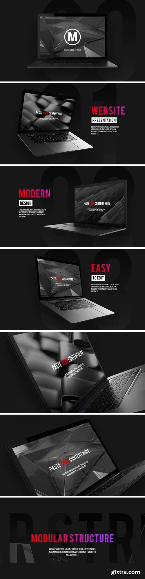 MotionArray - Stylish Website Promo After Effects Templates 85477
