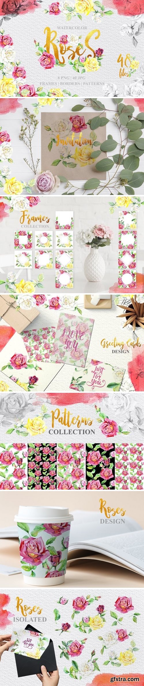 CM - Rose technique Watercolor png 3319432