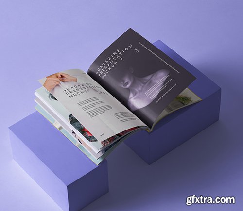 Psd Magazine Mockup Presentation