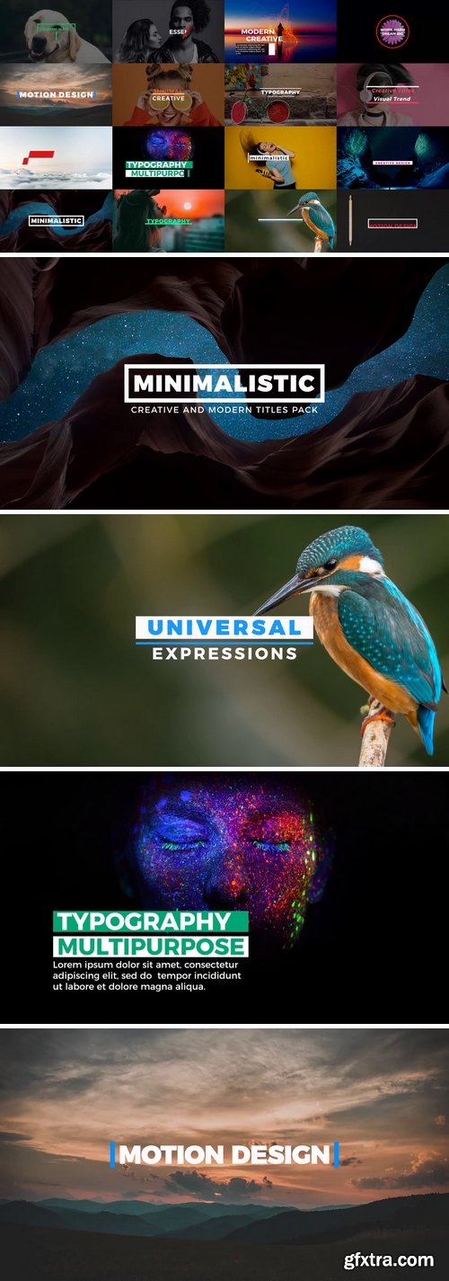 MotionArray -  Essential Titles After Effects Templates 157449