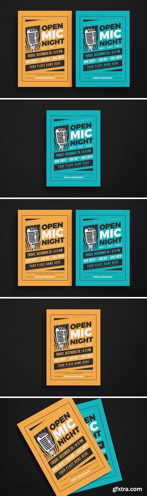 Open Mic Night Event Flyer