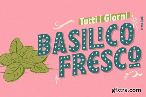 Pesto Fresco Font Family