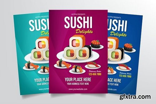 CM - Sushi Delight Flyer Template 3331187