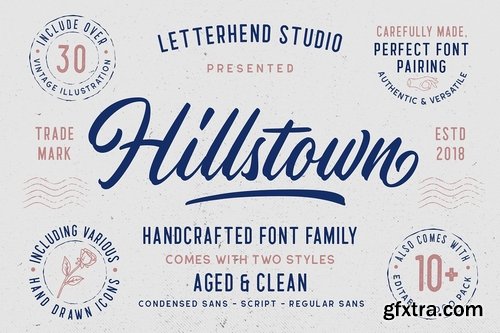 CM - Hillstown Font Collection (+EXTRA) 3328794